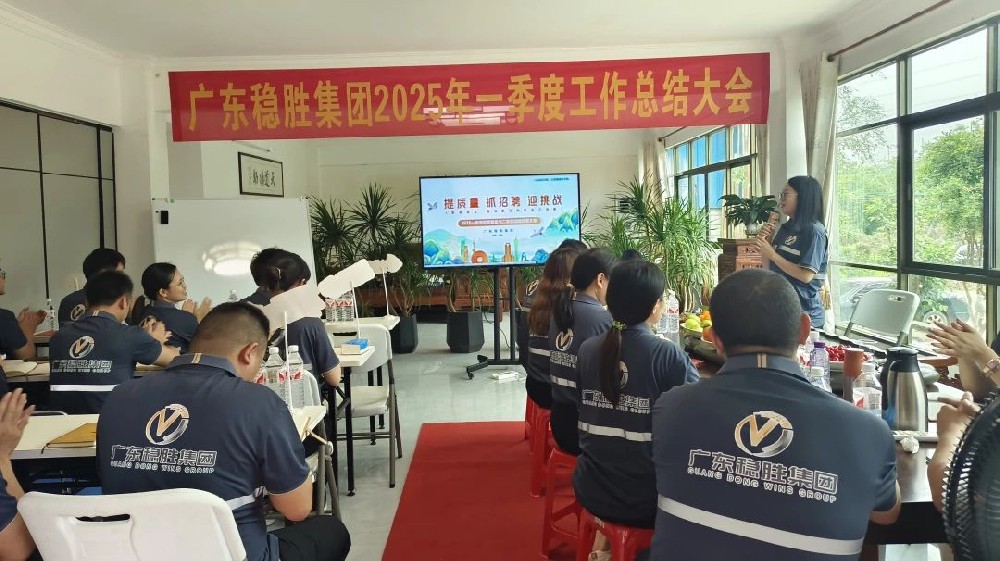 廣東穩(wěn)勝集團(tuán) 2025 第一季度總結(jié)會(huì)議：奏響奮進(jìn)之歌，凝聚前行力量